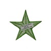 2 1/2 INCH Neon Green Star Patch Space Night Sky