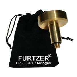 Furtzer LPG GPL Car Gas Tank Adapter M10 DISH Short Adapter with Fabric Bag