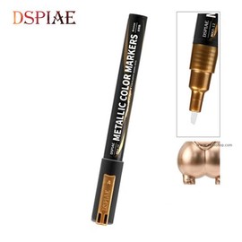 DSPIAE Super Metallic Marker Pen Bronze MKA12 - Gundam Plastic Model Painting, Gunpla Model Crafting / DSPIAE 슈퍼메탈릭 마커펜 브론즈 MKA12 - 건담 프라모델 도색 건프라 모형 공작