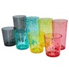 AKMQYM BPA-Free Plastic Tumblers 8 Pack (4x16oz+4×22oz) | Reusable Dishwasher