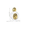 OHPHCALL Small Embossed Holy Water Bottles Refillable Catholic Blessing Water