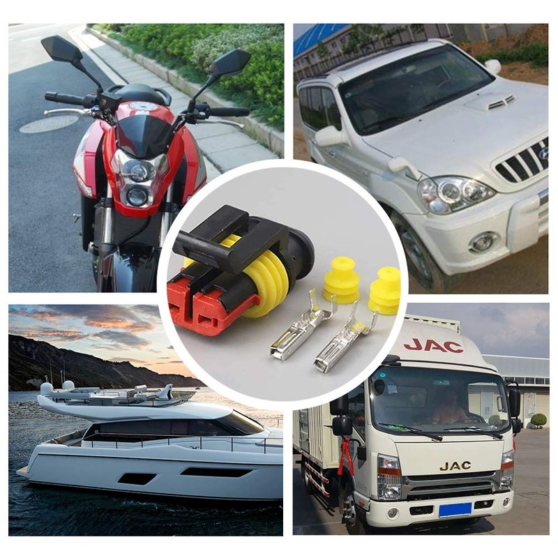 YIXISI 15 Sets Waterproof Quick Connectors, Waterproof Electrical Cable Connector