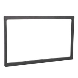 EBTOOLS Universal 2 DIN 7 Inch Car Stereo Frame, Black, High-Strength Plastic, Dashboard Mounting Kit for 178 x 102 mm, Compatible with Automobilash,Truck,Off-Road Vehicle,Golf Carts