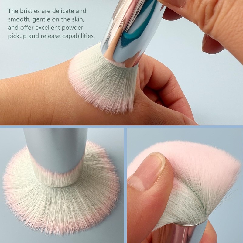 Premium Foundation Brush for Liquid Makeup, Flat Top Makeup Brush