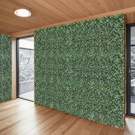 Patio Paradise 3'x4'-1Pc Faux Ivy Fence Privacy Screen Artificial Greenery Wall Backdrop,Fake Grass Wall Panels for Outside Apartment Balcony,Vine Leaf Decor for Outdoor Patio Chain Link