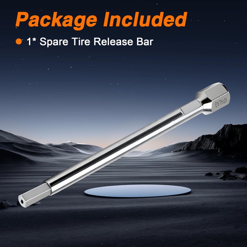 KPALAG Stainless Steel Spare Tire Release Bar Spare Tire Release