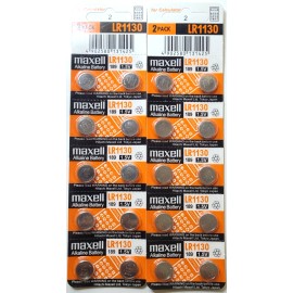 Maxell 20 PK Maxell LR1130 1.5V (MADE IN JAPAN) AG10 189 389 LR54 (GREAT EXP 10/32)