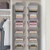 HOSTK 2Pack Hanging Closet Organizer, 6 Tier Hanging Storage Shelves,