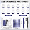 Hearing Amplifier Accessories Kit, Compatible with Audien Hearing(8 Pcs)