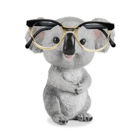 SUEHOZA Cute Animal Koala Eyeglasses Holder,Fun Glasses Holder Display Stands,Spectacle Holder, Glasses Accessories for Home Office Decor