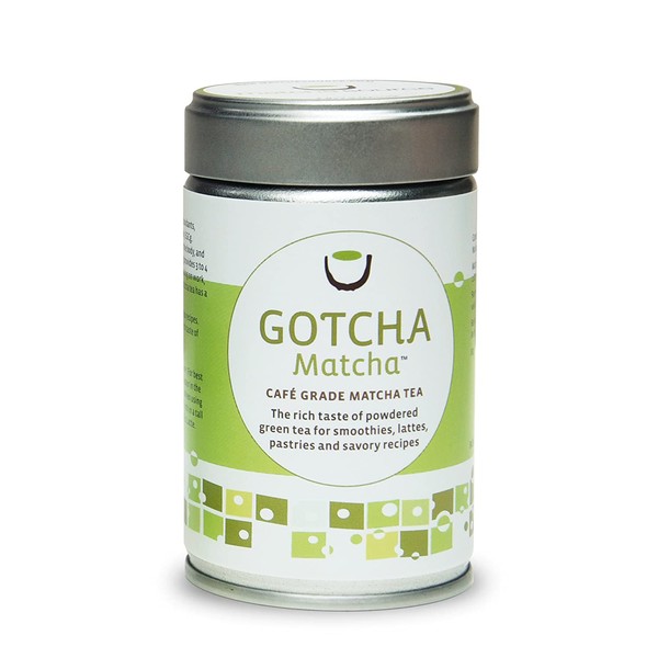 Gotcha Matcha Cafe Grade for Lattes and Smoothies 80g tin