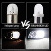 Ruiandsion 10pcs BA9S LED Bulbs White 24V 1895 1891 53