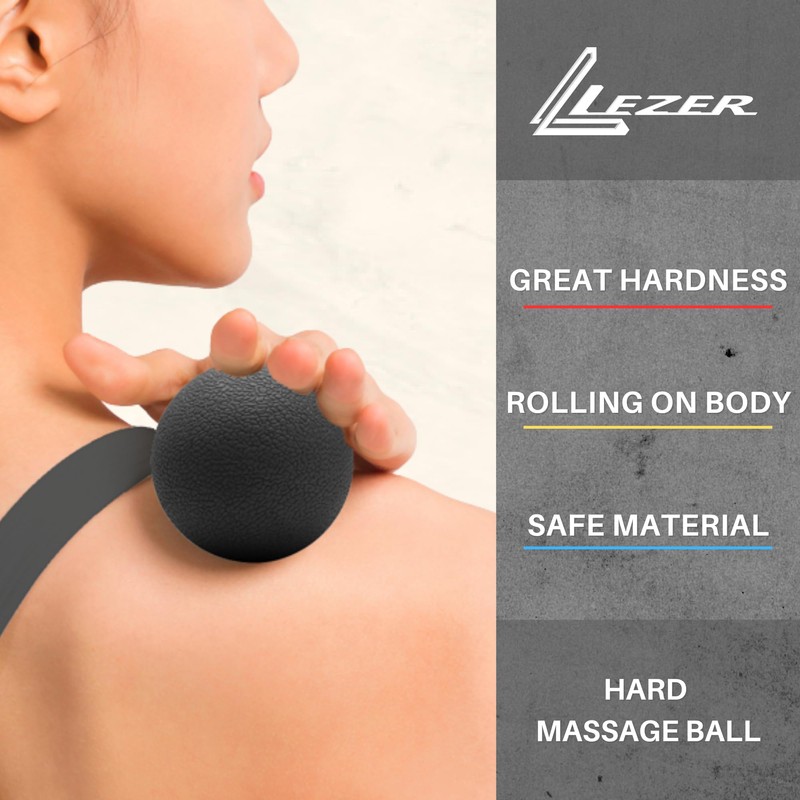 LEZER, Trigger Massage Point, Manual Massage Ball, Muscle Knots Relief