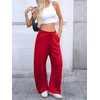 ELLEVEN Wide Leg Sweatpants Fleece Lined Barrel Leg Baggy Joggers