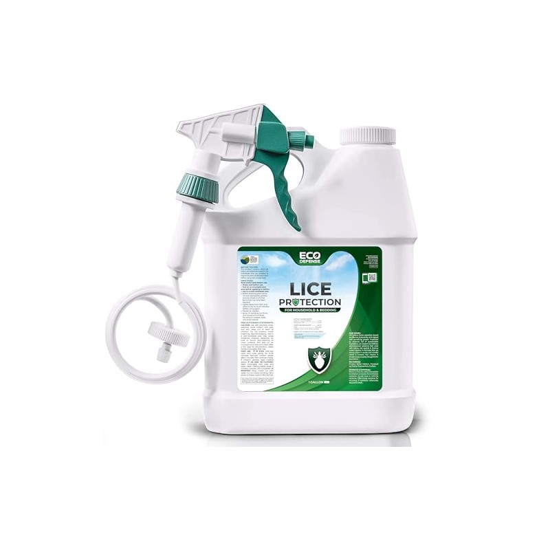 Eco Defense USDA Biobased Lice Spray for Furniture, Bedding, and