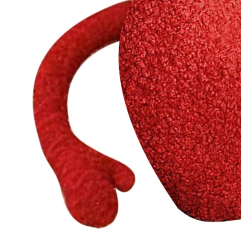 Red Heart Pillow Cartoon Plush Soft Comfortable Heart Shaped Pillow