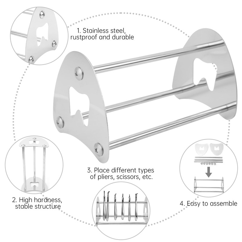 Plier Holder Accessories Stainless Steel Plier Scissor Stand Holder Rack