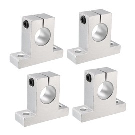 HiPicco 4pcs SK20 Aluminum Linear Rod Rail Shaft Support 20mm Linear Motion Guides for CNC 3D Printer