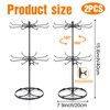 Tandefio 2 Pcs Rotating Bracelet Display Stand Jewelry Rack Metal