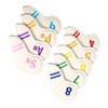 9pcs/set PU Waterproof Golf Club Iron Cover with Numbers Thickening