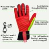 Seibertron HIGH-VIS HRIG Anti Impact Work Gloves Hi-Vis Oil and