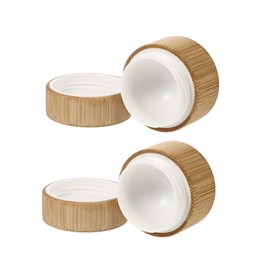 Baluue 2pcs Cream Jars Refillable Multipurpose Storage Containers for Toiletries Capacity Sub Packaging Bottles for Creams Lotions and Ointments