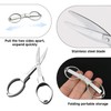 TVSVKWE 3 Pieces Of Folding Scissors, Stainless Steel Scissors, Mini