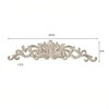 Adaire Weathered Ivory Wall Topper - 26 Inches Wide
