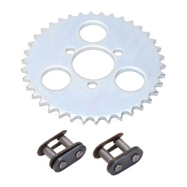 Rear Sprocket, T8F 38T Rear Sprocket, 101 mm Diameter, Lightweight, Portable, Suitable for 2-Stroke 43 CC 49 CC Goped Scooter Sprocket