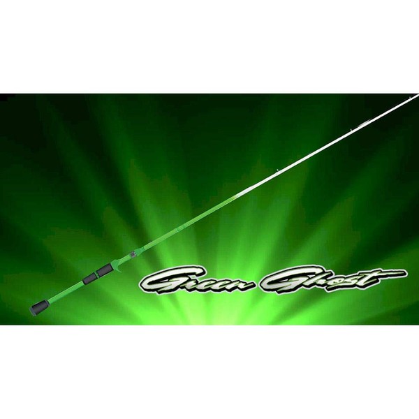 Duckett Fishing Green Ghost Spinning' 7'0" Durable Fishing Rod Med Fast