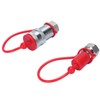 Dpofirs Hydraulic Rapid Connection Coupling, 1/4 Inch Fast 4000 Psi