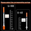 MKUCCD Syringes 31G 1ml/cc 5/16" (8mm) Dispensing Tools，Lab Syringes, Plastic