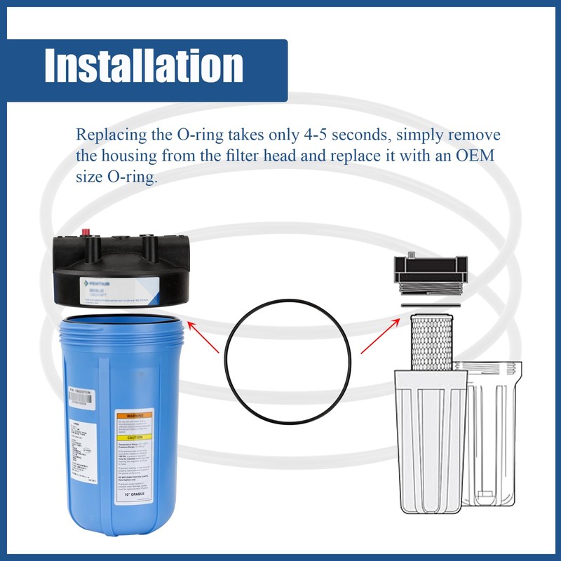 Eiahonen 151122 Water Filters O-Ring Compatible with Pentair Pentek Big