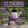 Milk Thistle Complex Capsules – 6000mg Silymarin Extract with Artichoke,