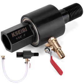 KSEIBI Water Core Bit Adapter, 1-1/4-7 Female, Water Swivel Adapter, Core Bit Connector, Essential Water Well Drilling Equipment, Well Water Drilling Equipment, 619579