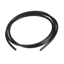 Kozelo High-Performance Urethane Round Belting - [3.3ft(1m) Length x 5mm Diameter] PU Transmission Belt Polyurethane Belt for Drive Transmission Use, Black