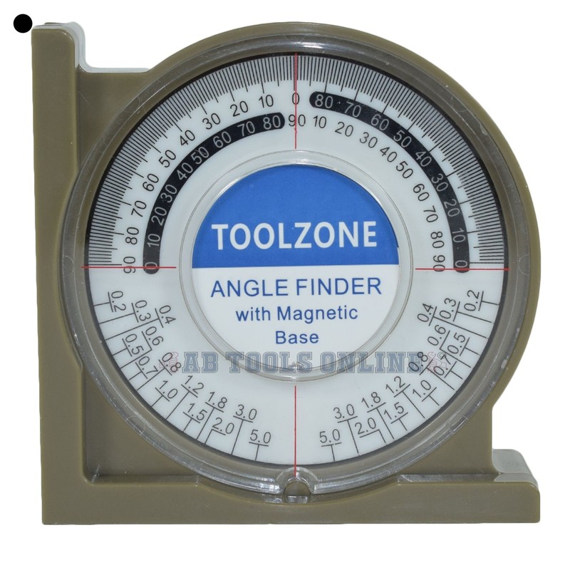 Magnetic Base Angle Finder Measure Spirit Level Gauge Roofer Builders