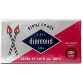 DIAMOND STRIKE ON BOX LARGE WOODEN KITCHEN MATCHES GREENLIGHT 2 PACK 600 MATCHES