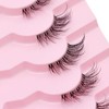Vivis Corner Wispy Cat Eye Half Lashes 3D Mink False