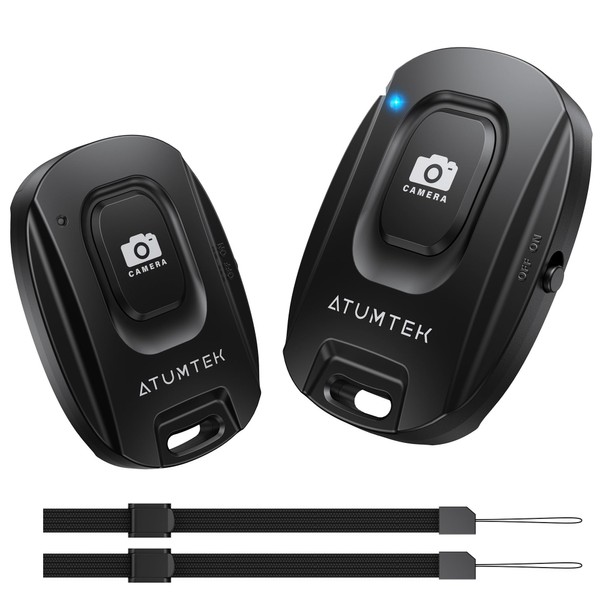 Bluetooth Remote Shutter for Smartphones by ATUMTEK Wireless Selfie Remote