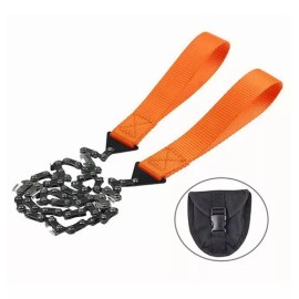 jigsaw cutting survival nylon handle, portable hand saw, camping hunting fishing mountaineering, survival saw Herramienta De Sierra De Cadena Manual Árbol De 24 Pulgadas