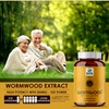 Earth BOTANIC Organic Wormwood Extract 205mg 60 Vegan Capsules Immune