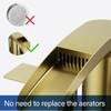 Bathroom Sink Faucet for 3 Hole, Hurran 4 Inch Faucets