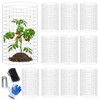 winemana 12 Set Garden Plant Protector Cage, 16x12 in Metal