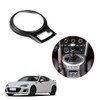 JONKOKO Matte Black Car Interior Gear Shift Frame Trim Sticker