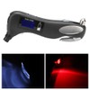 Multifunctional Outdoor Safety Emergency Car Flashlight Tire Pressure Gauge Cutter