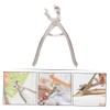 LALAFINA Heavy Duty Canvas Pliers Spring-Loaded Wide Mouth Clamp Canvas