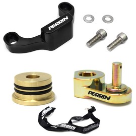 Perrin Solid Shifter Bushing & Shifter Stop with Adapter Compatible with 2015+ Subaru WRX