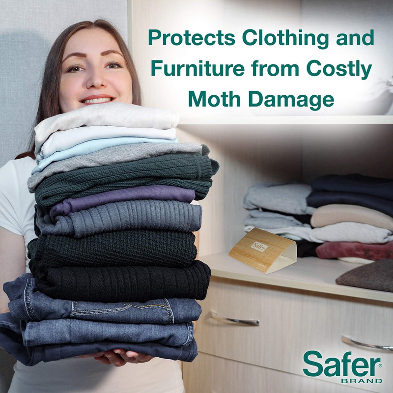 Safer Brand Clothes Moth Alert Trap - Lure, Trap, and