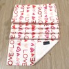 CAIT CHAPMAN HOME COLLECTION Valentine's Love Heart Printed Fabric Table